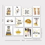 Wallity Cuadros Decorativos MDF Multicolor (12 Piezas)